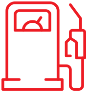 Icon representing gasoline fuel.